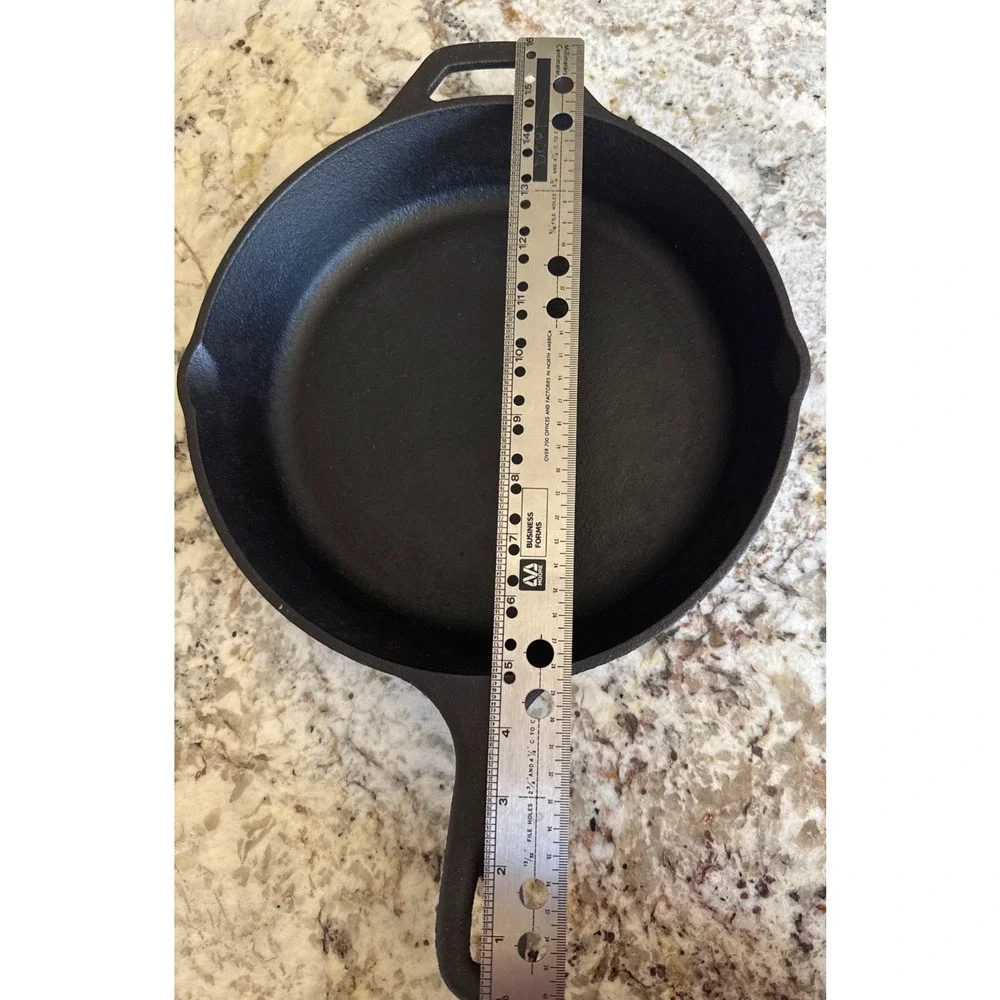 Lodge 8SK Cast Iron Skillet 10” Frying Pan with Helper Handle USA Made Classic